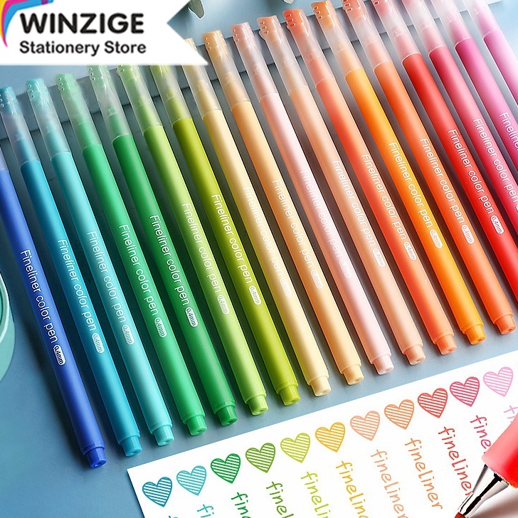 

TERMURAH Winzige Set 1 Pulpen gel 5mm pulpen warna warni aesthetic morandi pastel color Journal Marker Pen Alat Tulis