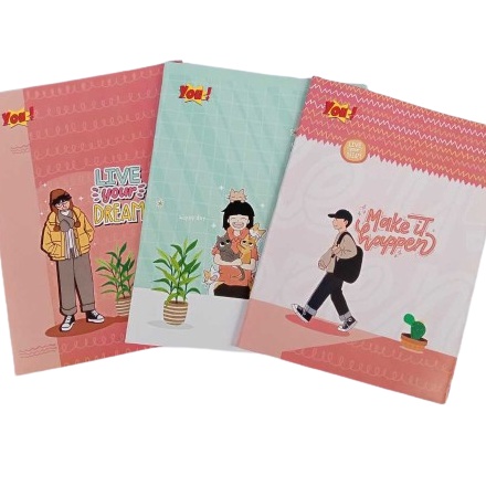 

D2289 1 Pack 1 Pcs Buku Tulis Murah YOU by Kiky Isi 38 Lembar