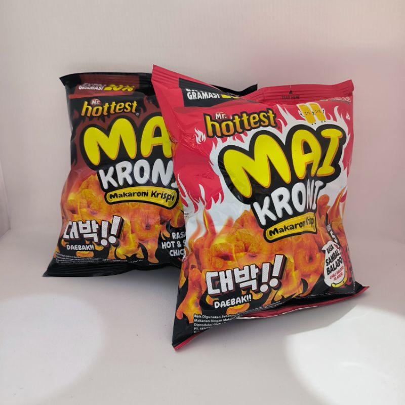 

mai kroni , makaroni krispi , snack makaroni , snack pedas