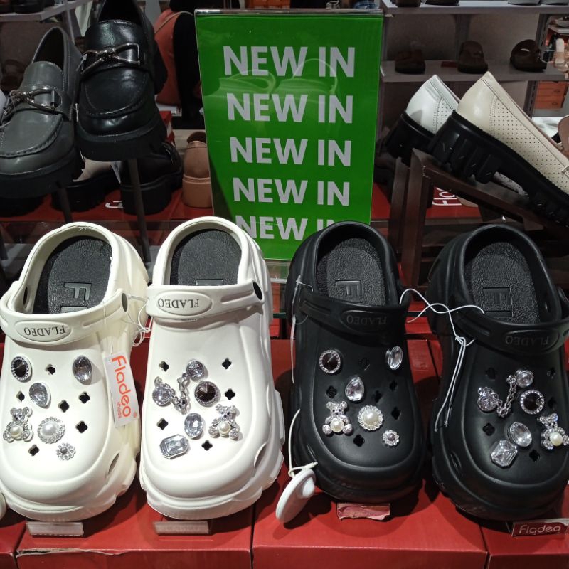 sandal wedges wanita fladeo original