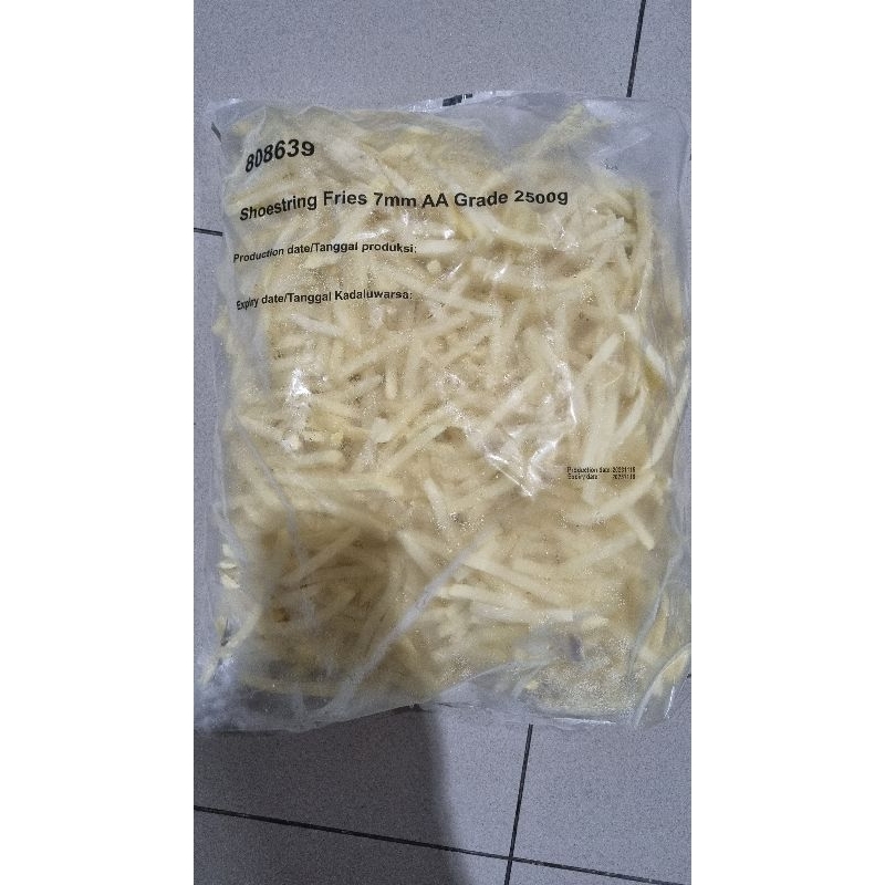

French fries 2,5kg aviko shoestring