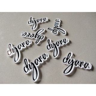 

label hijab outline grafir