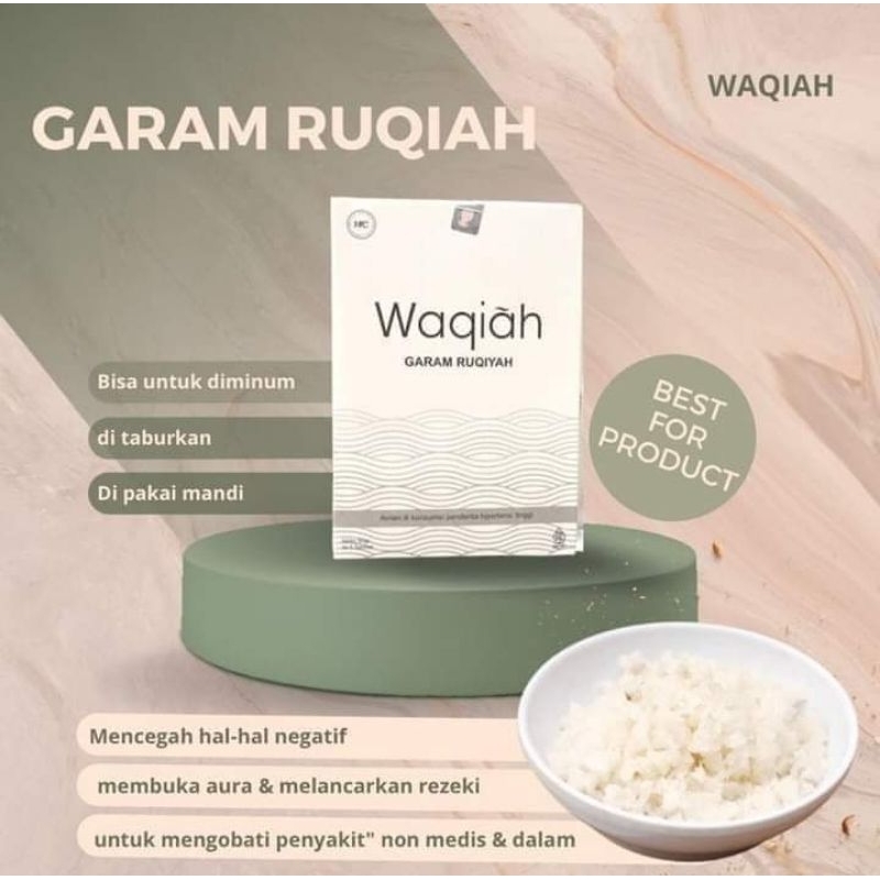 

Ready ( bisa cod) Garam Waqiah (isi 5 sachet) / Garam Ruqiyah