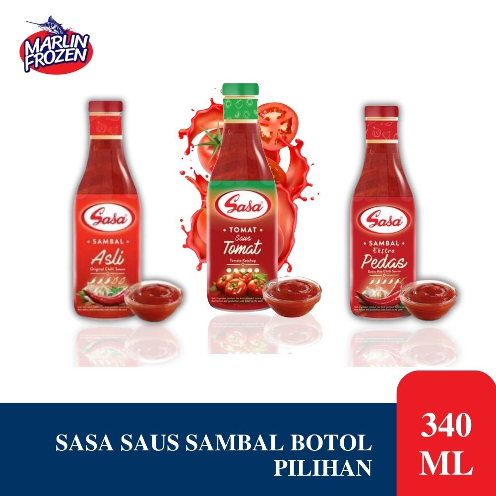 

Sasa Sauce Sambal Asli / Sambal Asli Sasa 340 Ml / Sasa Sambal Extra Pedas / Sasa Saus Tomat 340 Ml