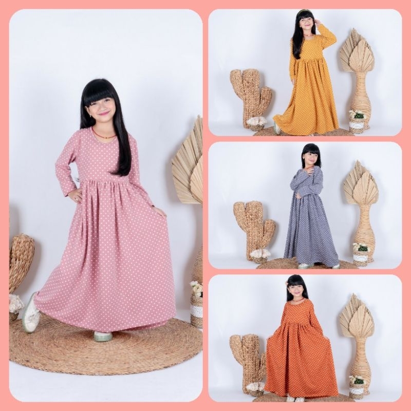 TERBARU SET SETELAN BAJU GAMIS MUSLIM OVERALL NIIRA COUPLE SARIMBIT KELUARGA MURAH LEBARAN 2024 KAOS