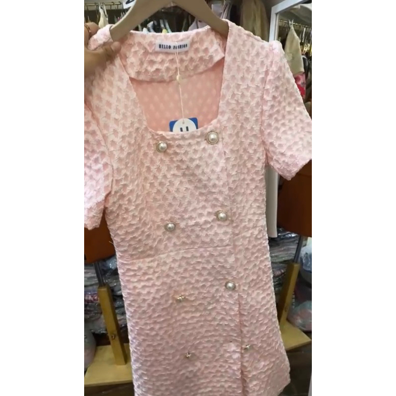 🇹🇭 DRESS PUFFY HELLO FASHION BANGKOK JASTIP BKK KOREAN STYLE
