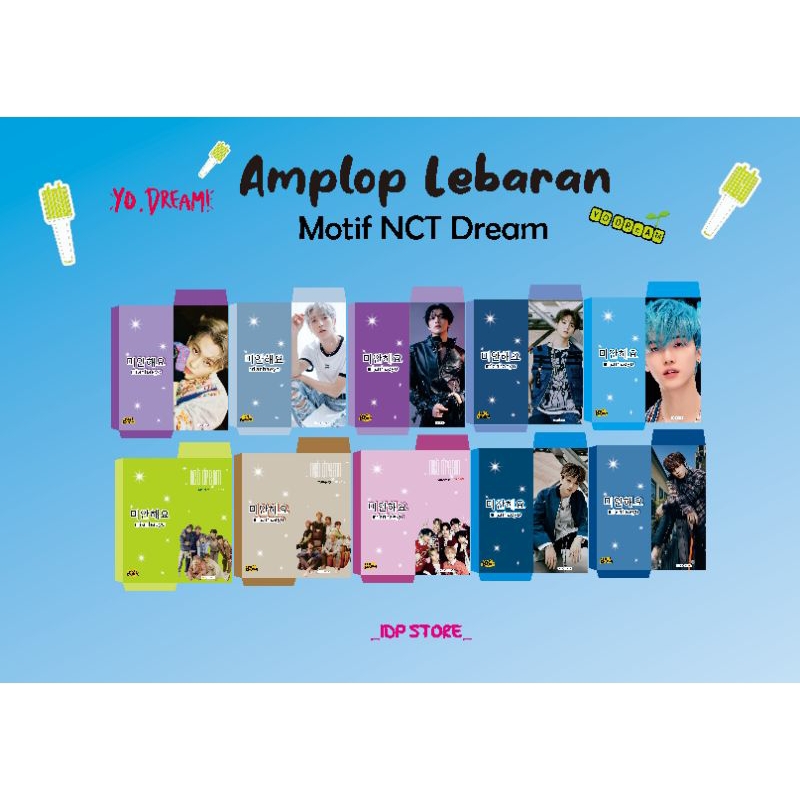 

Amplop Lebaran Kpop Motif NCT Dream Series A (Tanpa Dilipat)