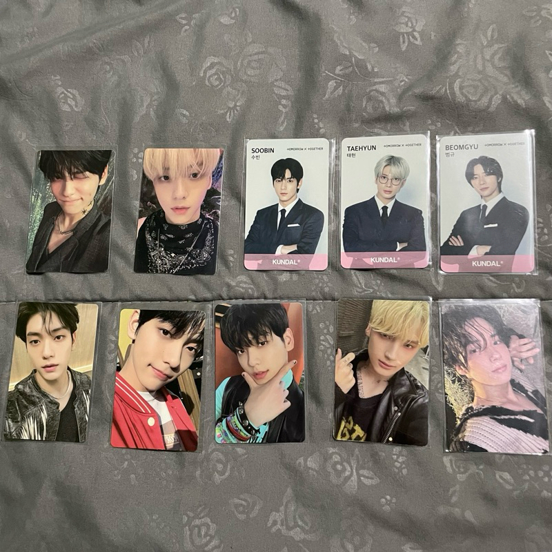 PHOTOCARD SOOBIN HUENINGKAI TXT Freefall Temptation Weverse A B