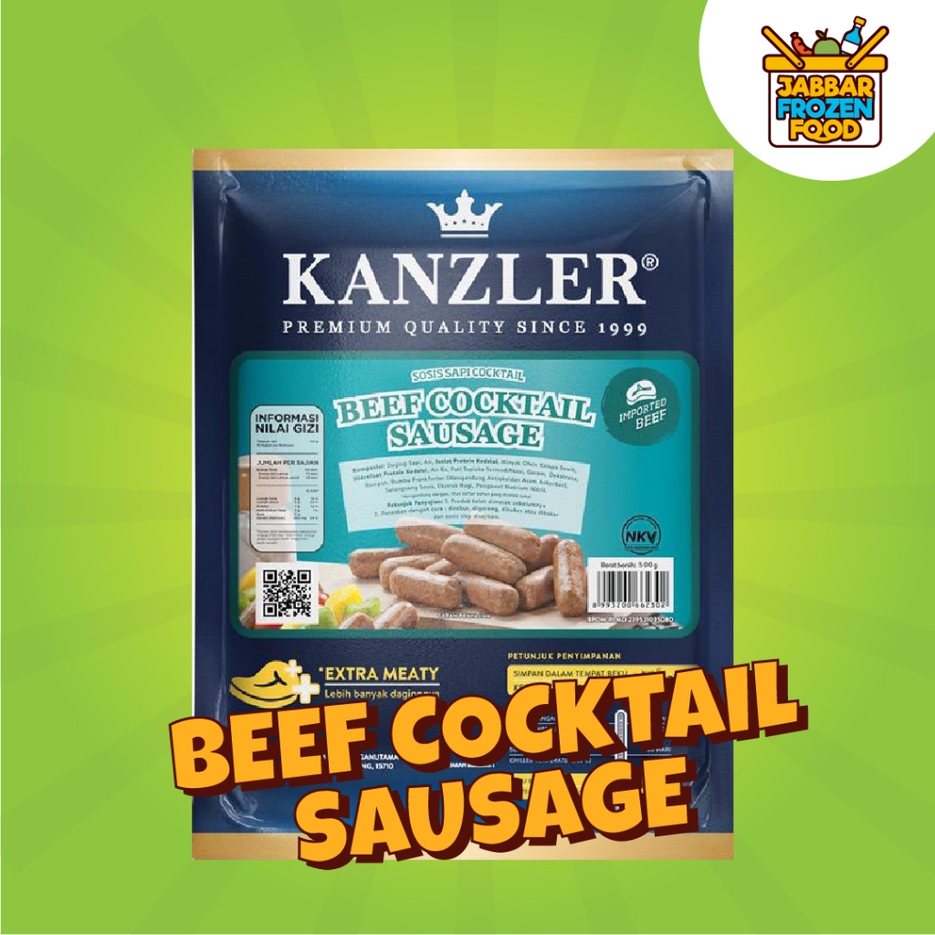 

KANZLER Beef Cocktail Sausage 250gr & 500gr