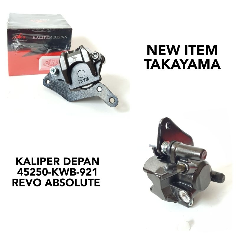 Kaliper depan, cakram bawah revo absolute, blade