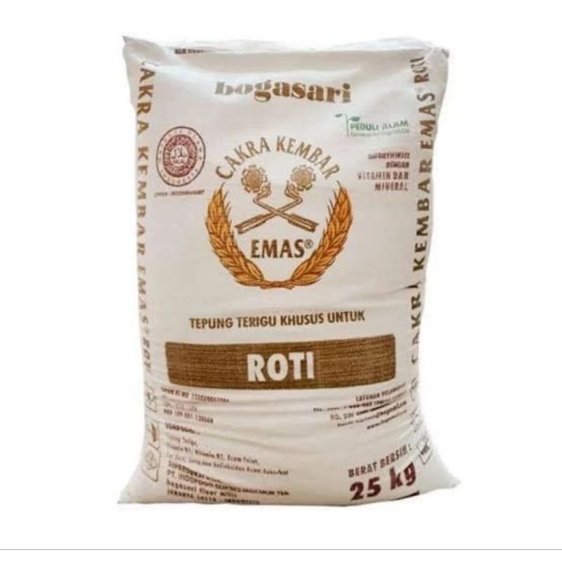

TEPUNG TERIGU CAKRA KEMBAR EMAS 25 KG