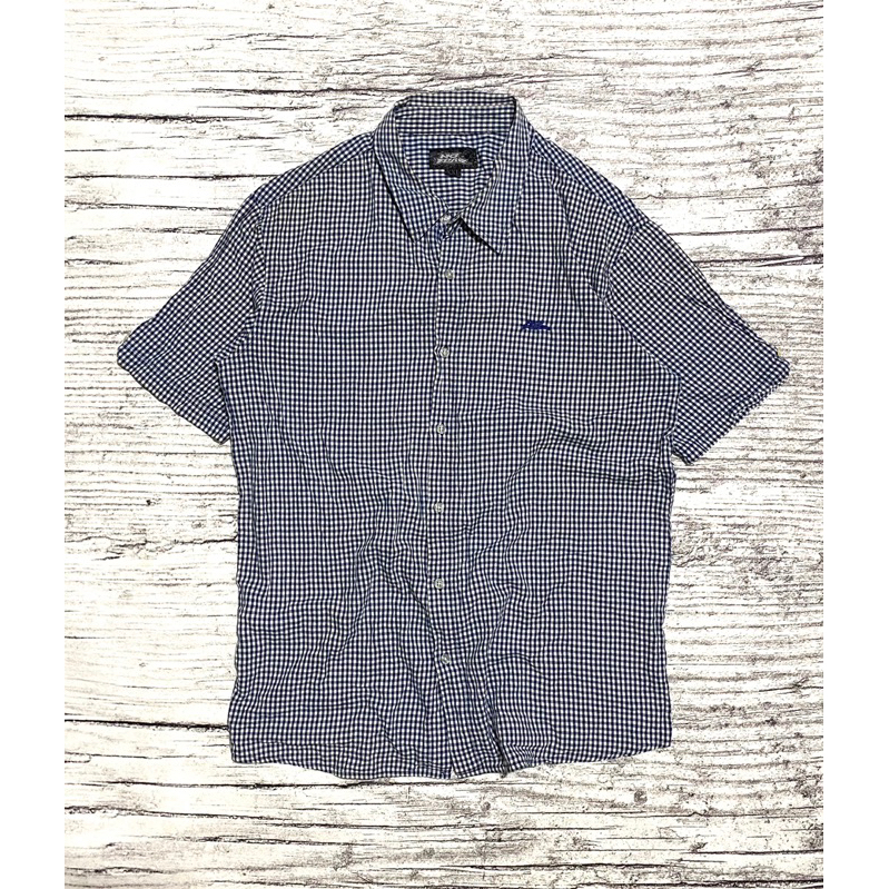 Kemeja shirt lengan pendek kotak surf NO FEAR second
