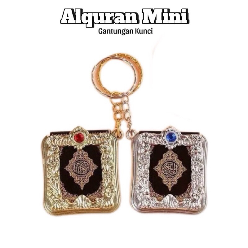 Gantungan Kunci Alquran Mini / Al-quran Mini