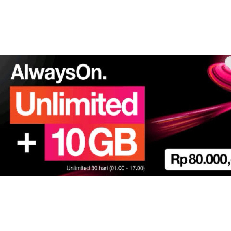 Paket Data Kuota 3 Tri Aon 10Gb