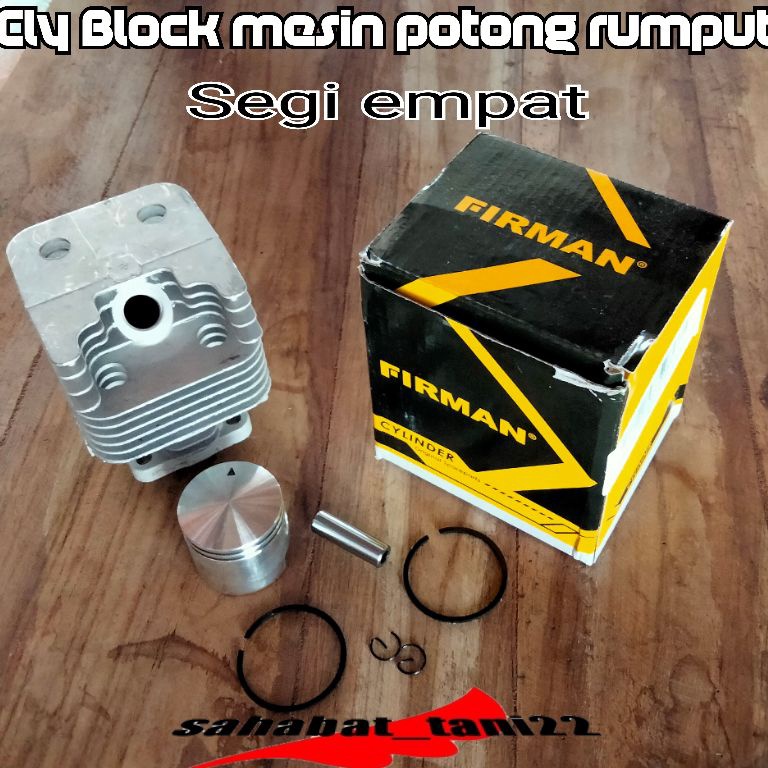 ART R94U Cylinder Block Blok Komplit Mesin Potong Rumput Model segi empat 328 318 FIRMAN
