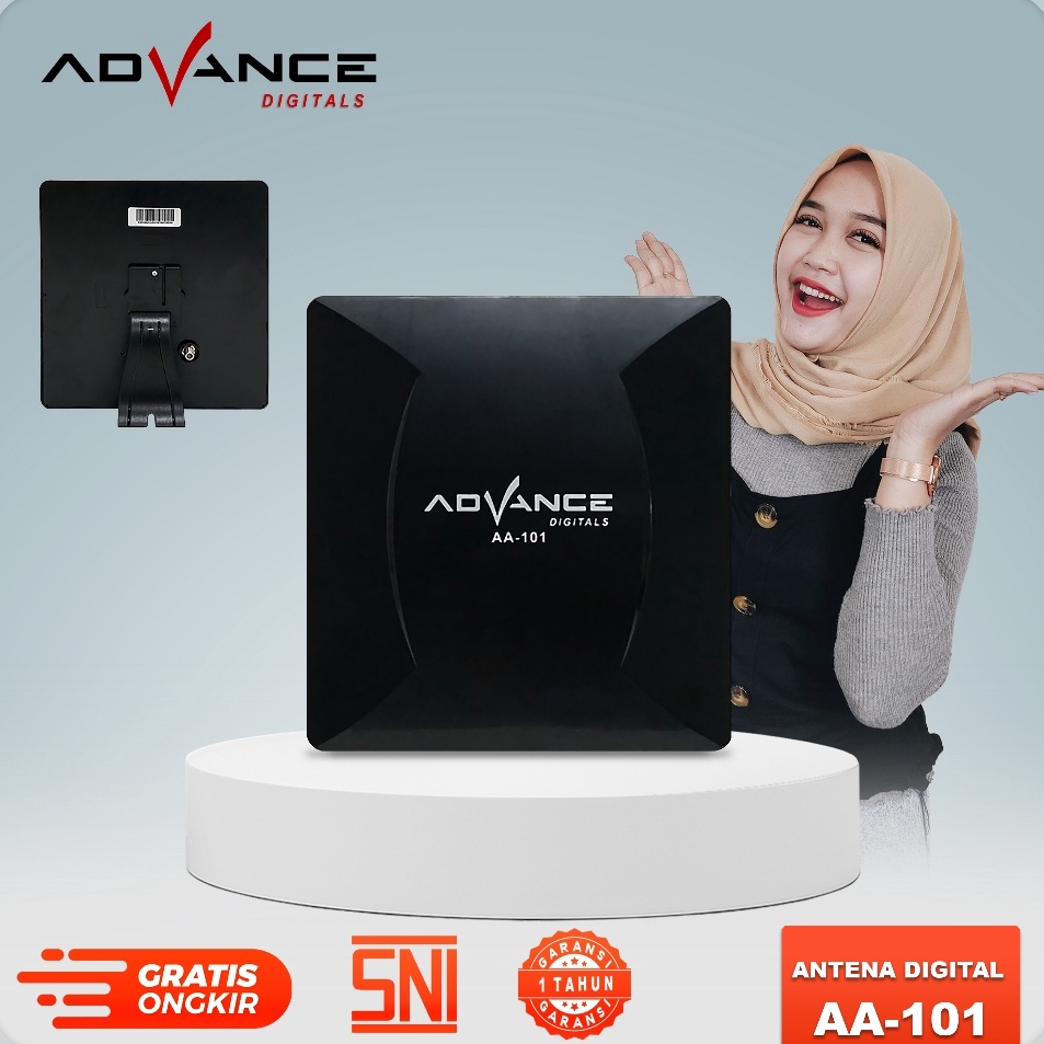 Stock Banyak Antena TV Indoor atau Outdoor Advance AA11 Garansi Resmi 1 Tahun Penguat HDTV Digital B