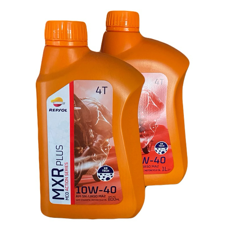 OLI REPSOL 4T MXR Plus API SN/JASO MA2 10W-40