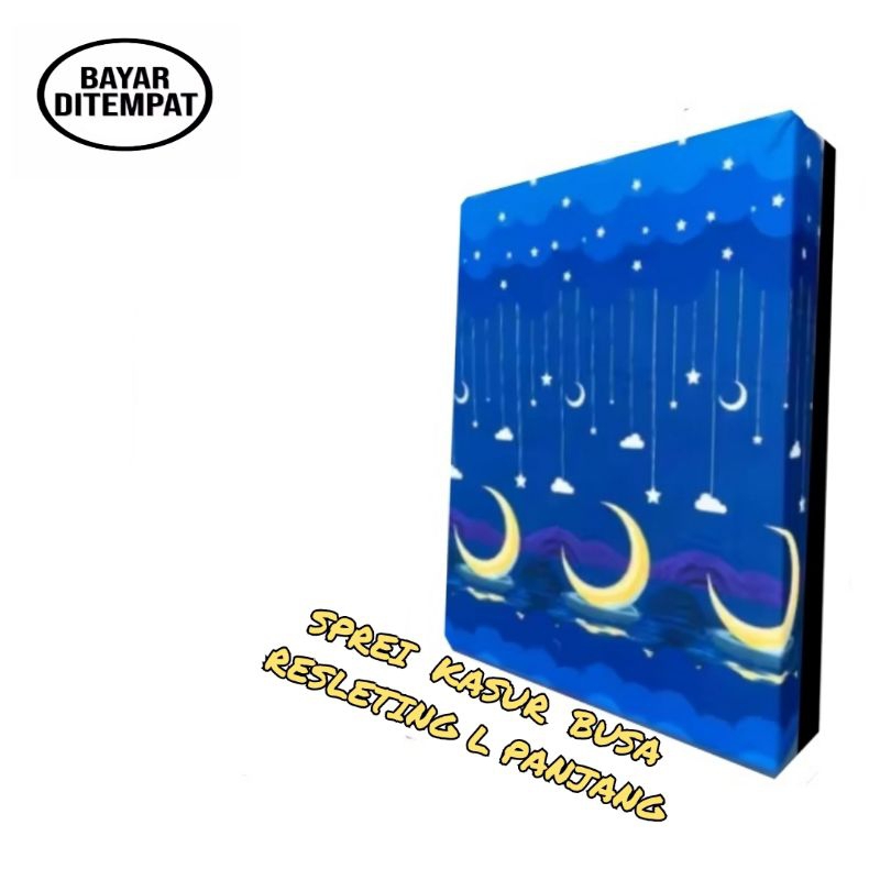 caver kasur busa reseliting/sarung kasur busa reseliting/spray kasur berseliting.tebal25cm