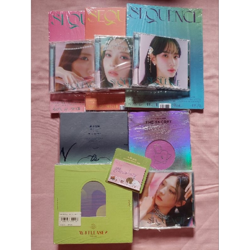 (baca deskripsi) wts want to sell official album fullset unsealed wjsn cosmic girls the secret wj pl