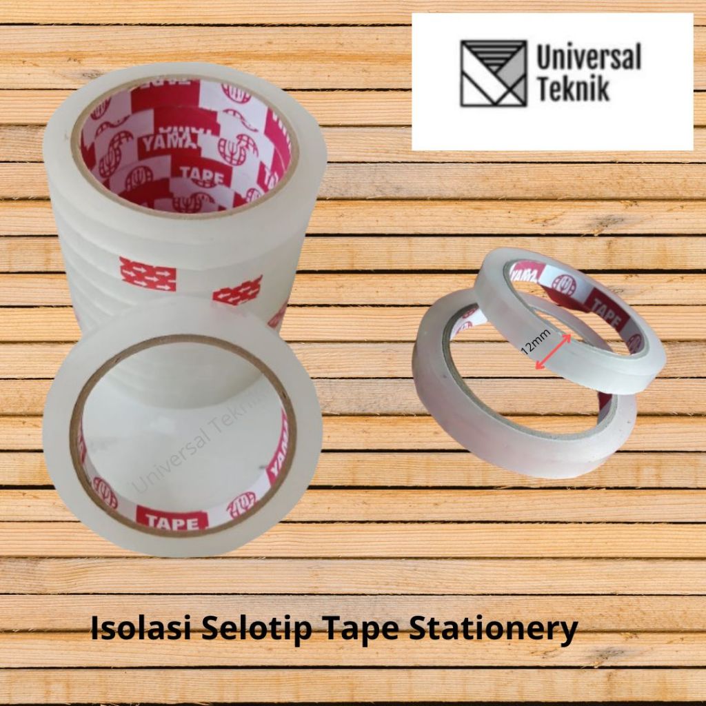 

Isolasi Selotip Tape 12mm Bening