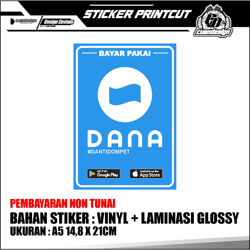 

A5 STIKER PEMBAYARAN NON TUNAI + LAMINATING GLOSSY
