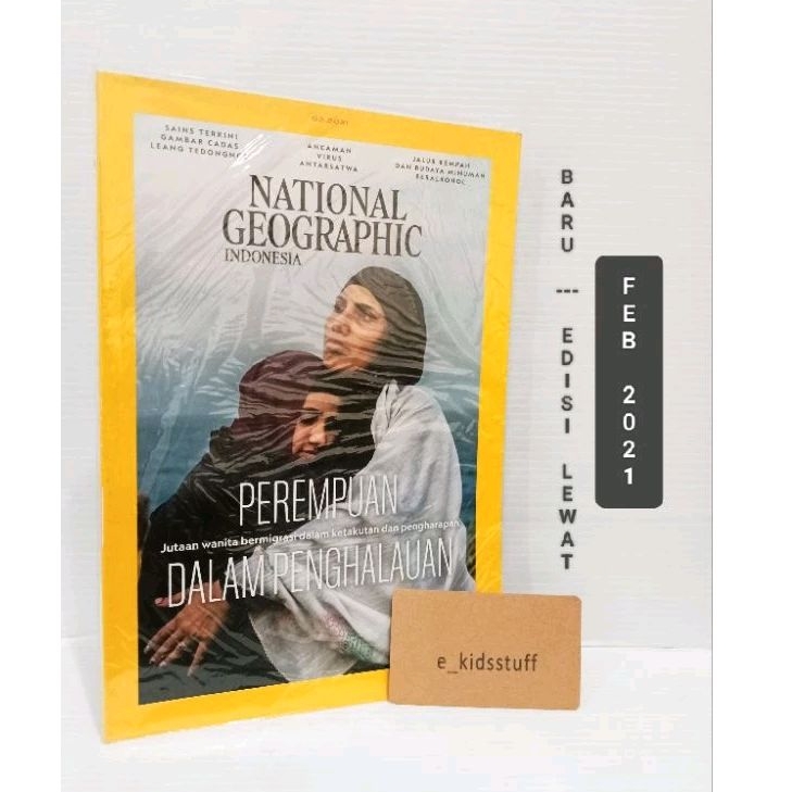 majalah national Geographic Indonesia edisi februari 2021