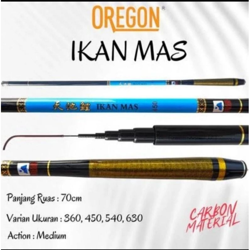 Tegek oregon ikan mas