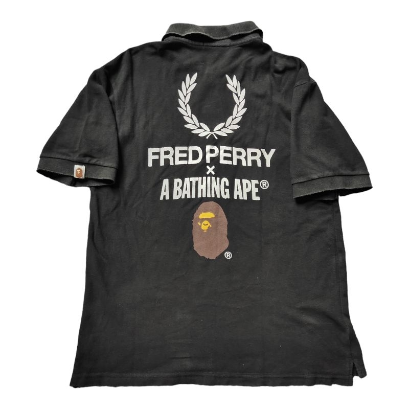 Fred Perry x BAPE polo shirt