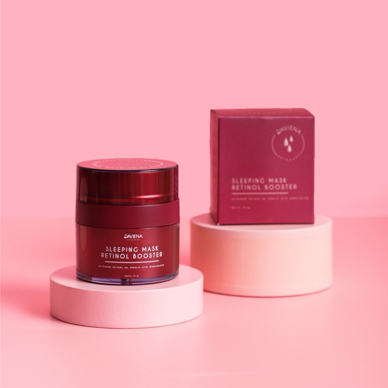 SLEEPING MASK RETINOL BOOSTER DAVIENA | RETINOL DAVIENA | RETINOL BOOSTER VIRAL