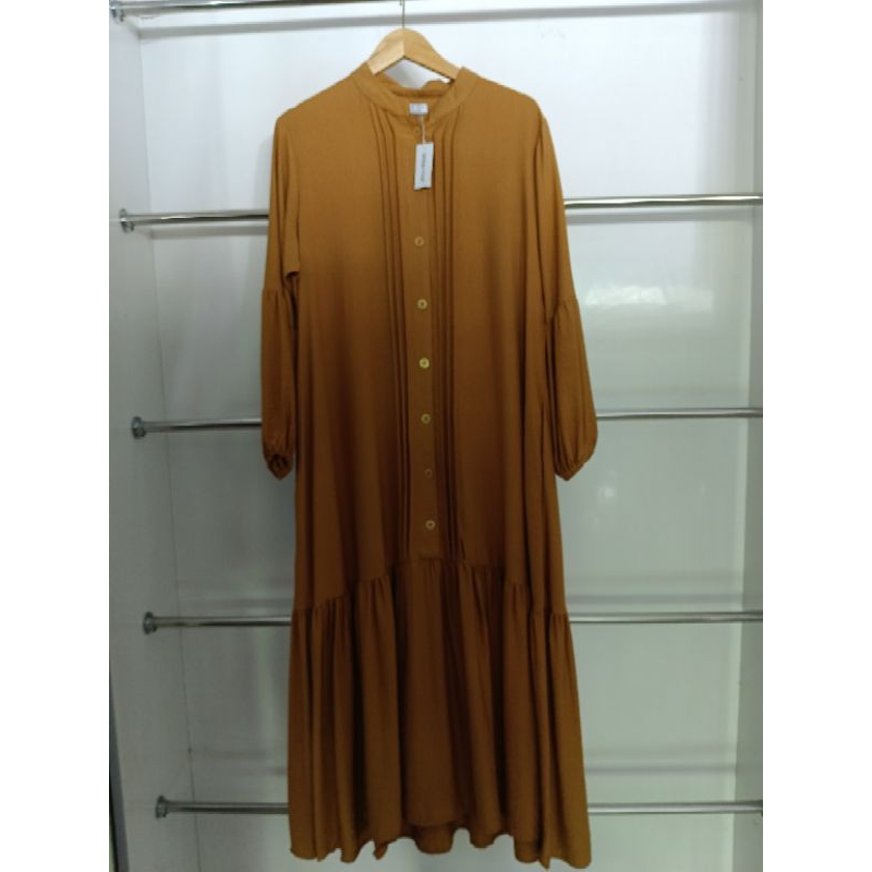 Gamis polos dewasa bahan rayon premium