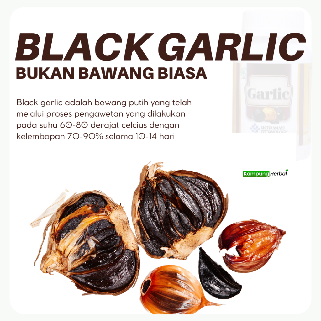 GARLIC | WALATRA BLACK GARLIC Kapsul 100kapsul BISA COD, BERGARANSI & BPOM