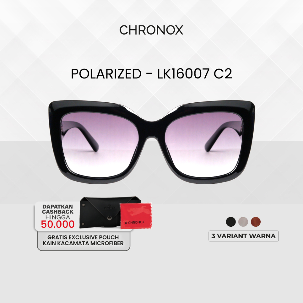 Kacamata Anti Silau TR90 Pria Wanita Original - Chronox Polarized Glassess - LK16007