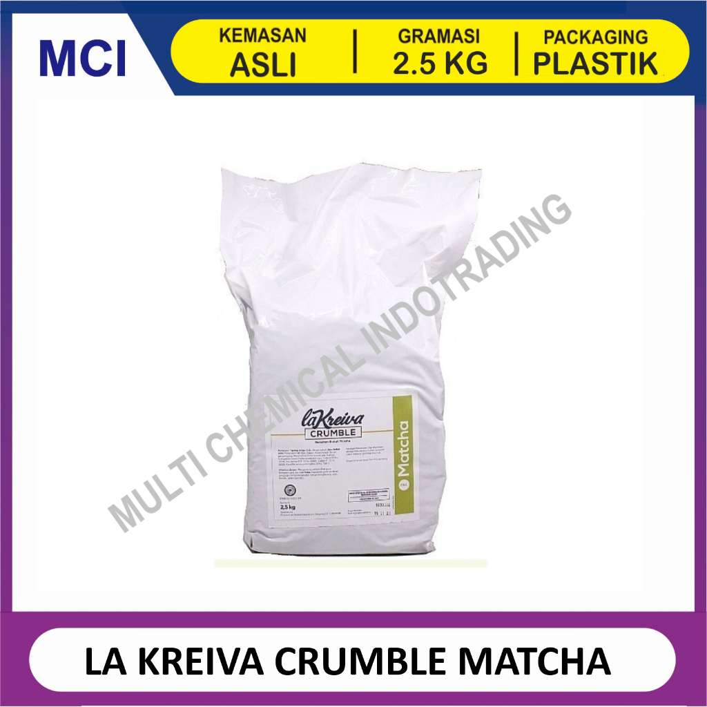 

MATCHA LA KREIVA CRUMBLE FINE TOPPING 2.5 KG