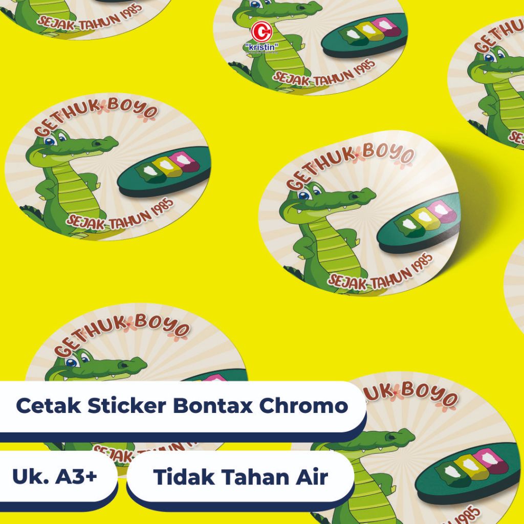 

CETAK STICKER BONTAX CHROMO A3+