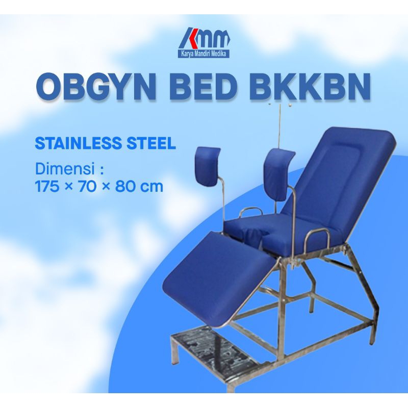 Verlos Bed / Partus / Obgyn / Meja Kebidanan Stainless
