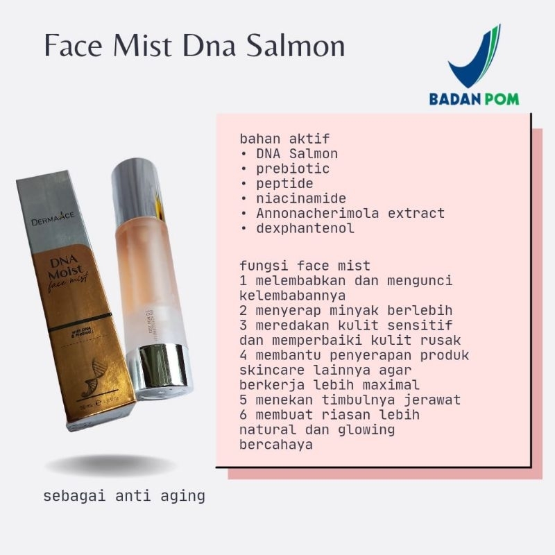 Face mist Dna Salmon Dermaace