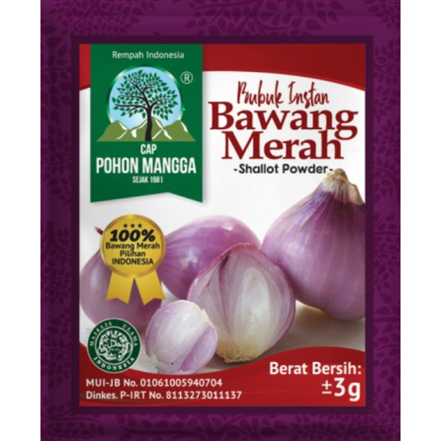 

Bawang Merah Bubuk Cap Pohon Mangga