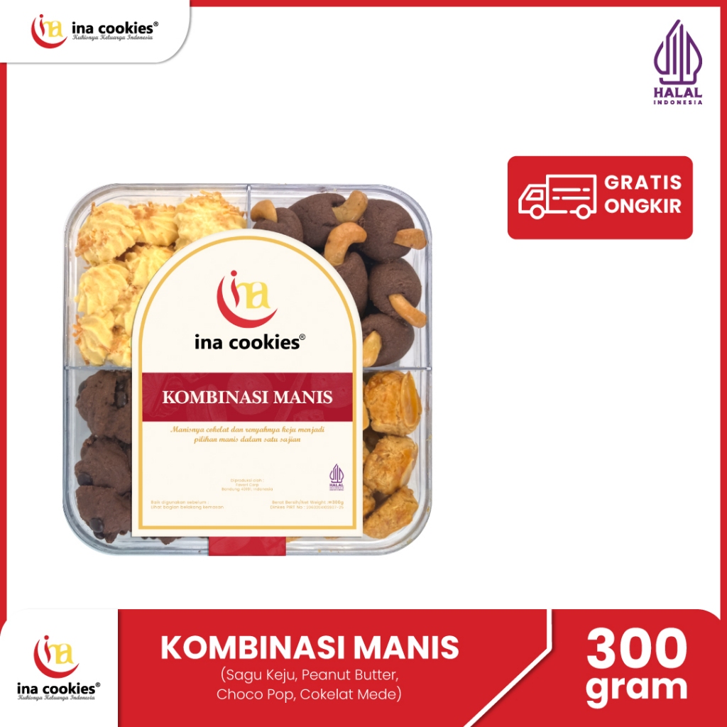 

Ina Cookies Kue Kering Kombinasi Manis (KUE RAPUH)