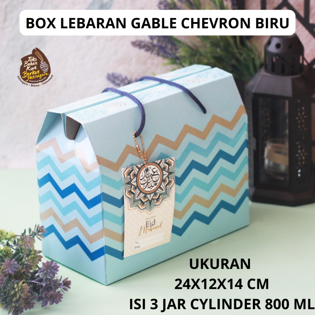 

BOX LEBARAN GABLE / DUS LEBARAN ISI 3 JAR 800 ML / BOX LEBARAN