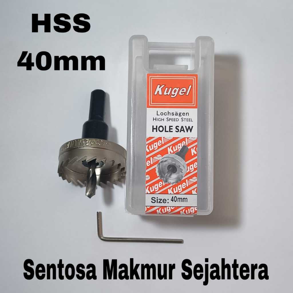 Hole Saw 40mm Holesaw HSS Besi 40 mm Mata Bor Besi 40mm
