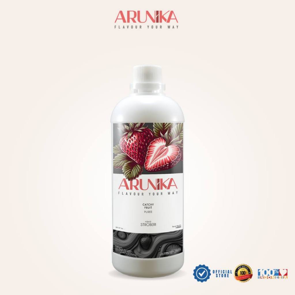 

Arunika Strawberry Catchy Fruit Puree 1000ml