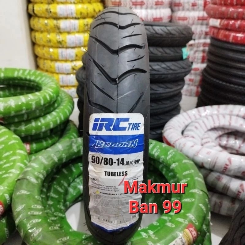 Ban Motor IRC 90/80-14 Reborn NR87Z Tubeless