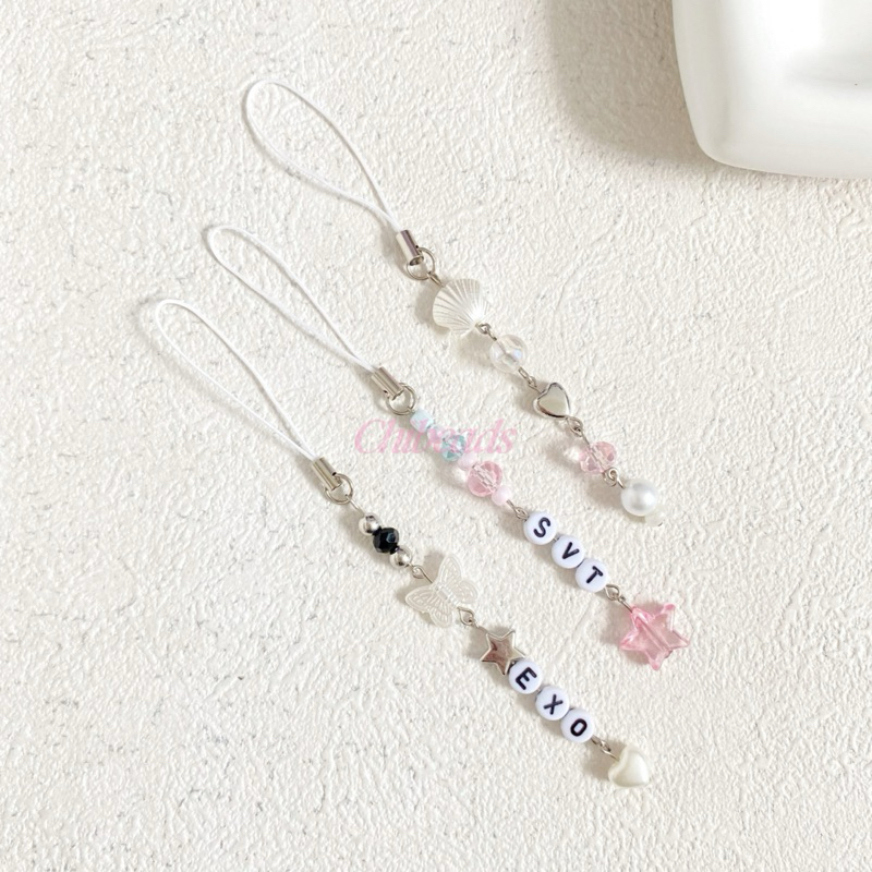 [BISA CUSTOM] Phone Charms Gantungan/Hiasan untuk Hp strap phone kpop