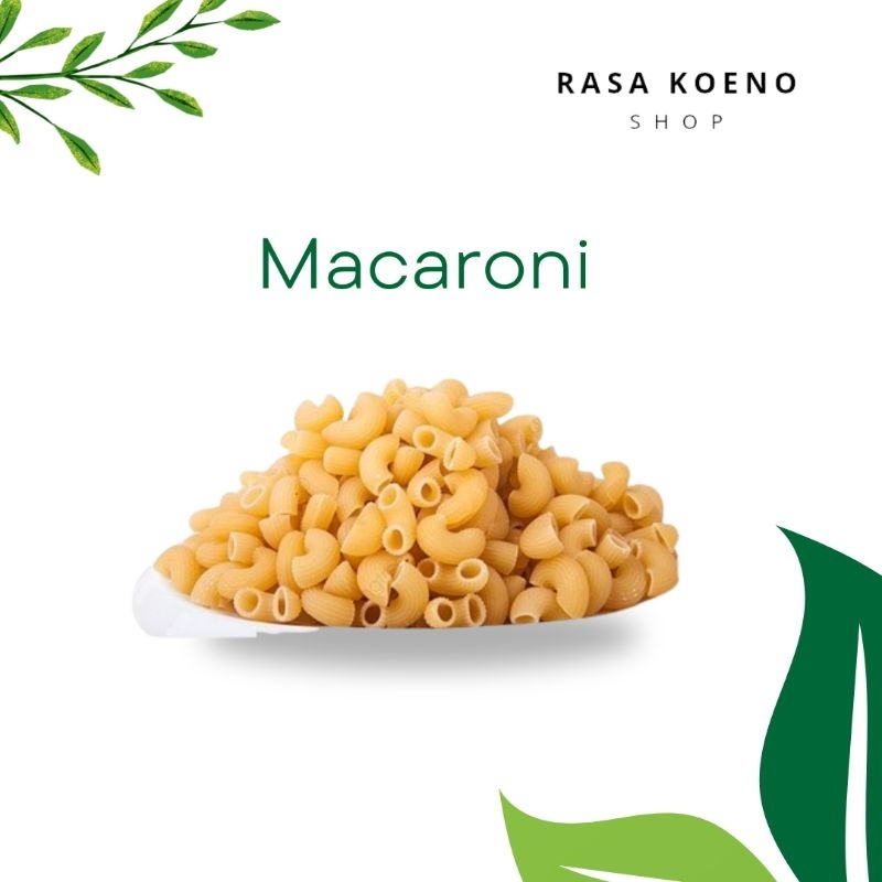 

MACARONI MENTAH | 500gr | RASA SEGAR|