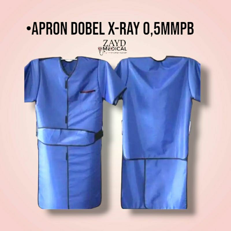 Apron Pelindung X-Ray 0,5mmpb/ Apron Baju x ray/ Apron Leher/ Apron topi