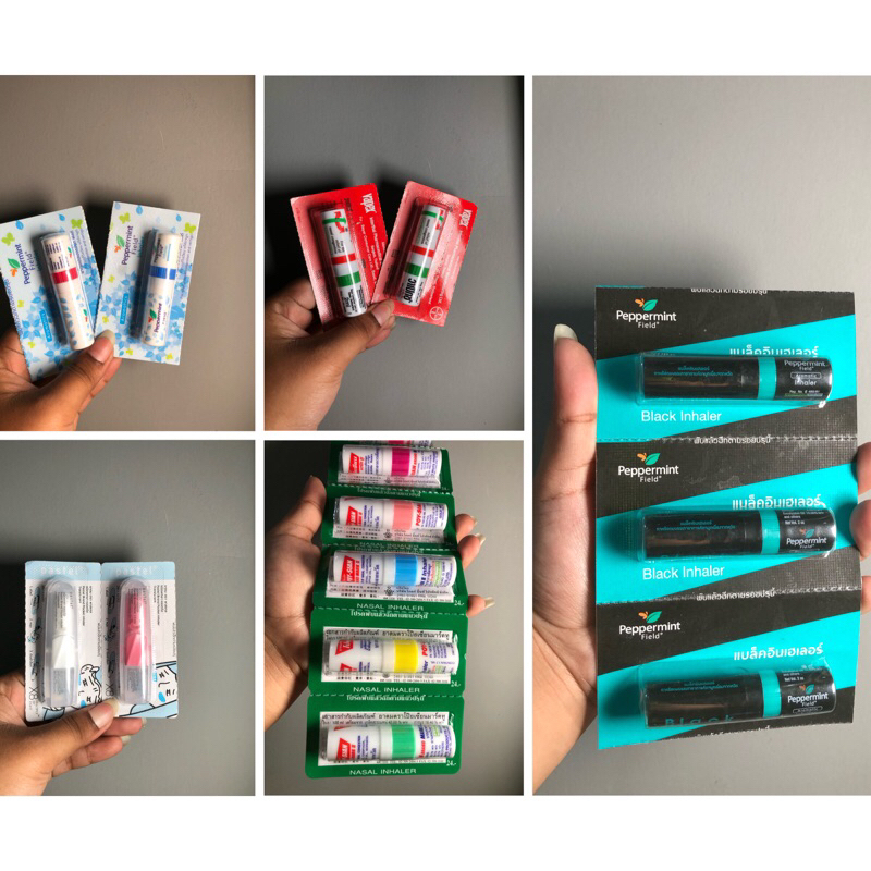 INHALLER THAILAND PASTEL / INHALER BLACK / INHALER PEPPERMINT / INHALES CHEN CHEN / INHALER NASAL PO