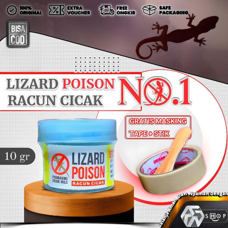 Racak/Racun Cicak merk Lizard Poison ,Racun Cicak No.1