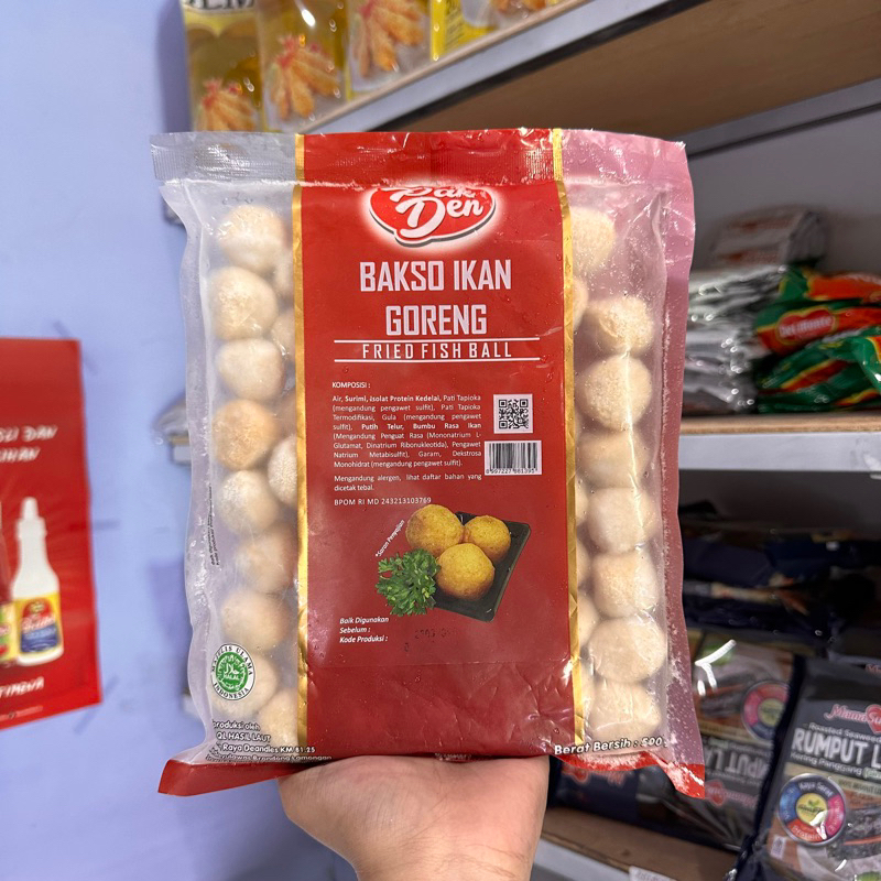 

Pak Den bakso ikan goreng 500g