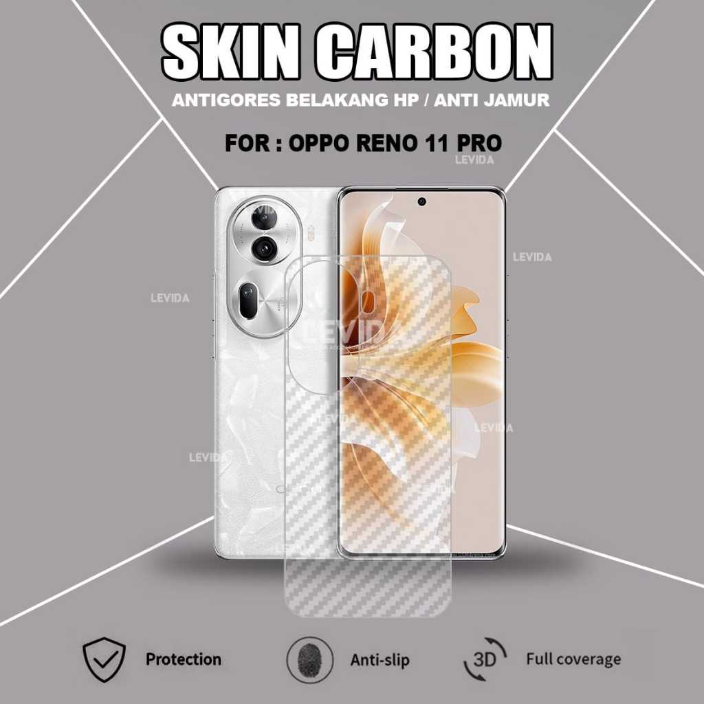 Oppo Reno 11 Oppo Reno 11 Pro Skin Carbon 3D Antigores Skin Carbon Oppo Reno 11 Oppo Reno 11 Pro