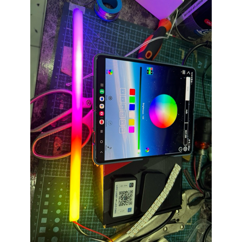 DMX MODUL RGB MATRIX 210 MODE modul bagasi led kolong INPUT 12V OUT 12VOLT